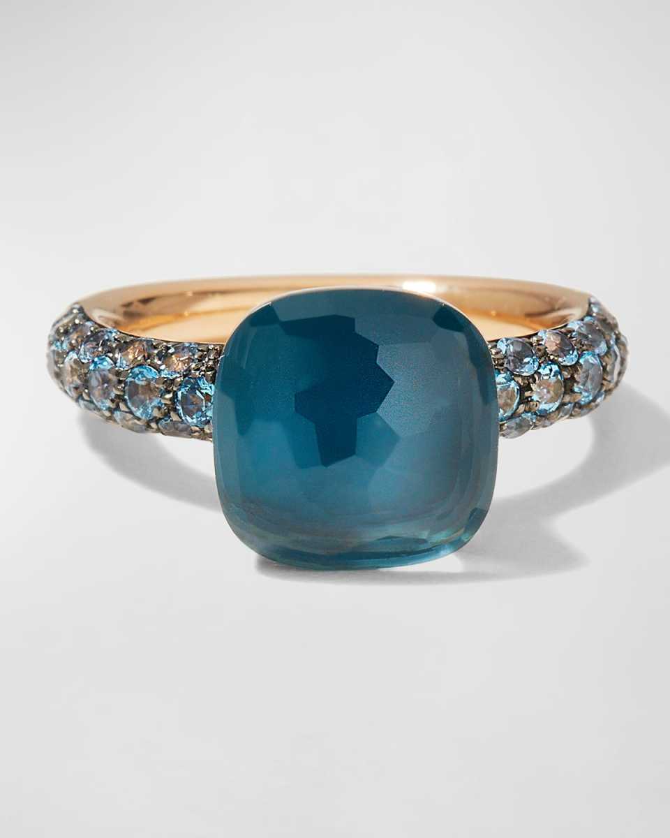Nudo Deep Blue Ring in 18K Gold